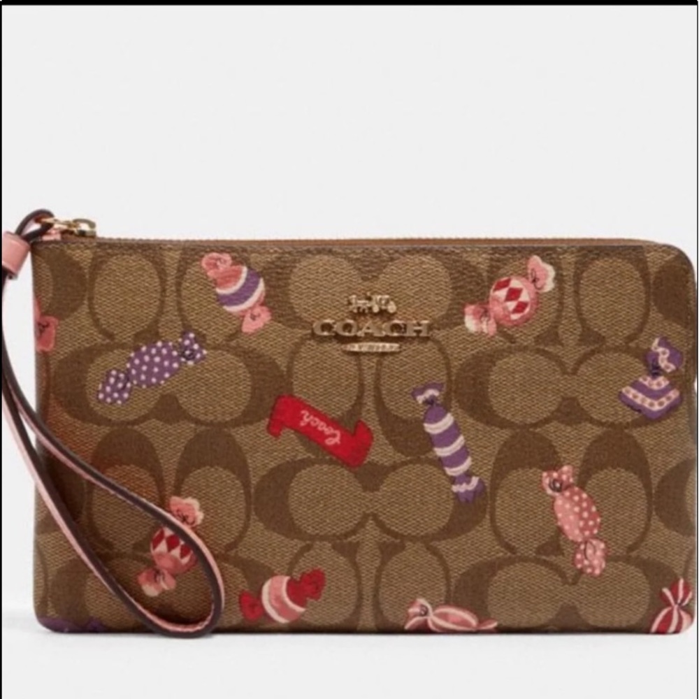 Coach Candy Wristlet Wallet Pouch